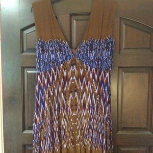 Free People tie dye swing dress